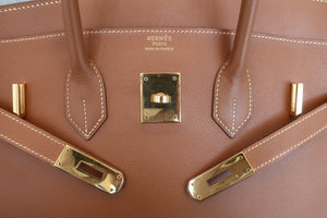 HERMES BIRKIN 35 Graine Couchevel leather Gold 〇Y刻印 Hand bag 600100202