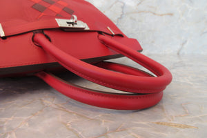 HERMES／エルメス バーキン30 トレサージュ ヴォースイフト ルージュピマン/ルージュクー/ルージュアッシュ D刻印 ハンドバッグ 700050205