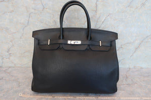 HERMES BIRKIN 40 Togo leather Black □P刻印 Hand bag 600090111