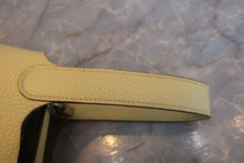 Load image into Gallery viewer, HERMES PICOTIN LOCK PM Clemence leather Jaune poussin X Engraving Hand bag 700090101
