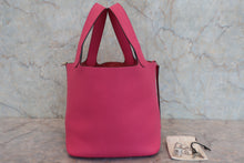 Load image into Gallery viewer, HERMES PICOTIN LOCK MM Clemence leather Rose shocking Z Engraving Hand bag 800060183
