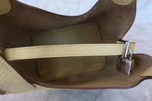 Load image into Gallery viewer, HERMES PICOTIN LOCK PM Clemence leather Jaune poussin X Engraving Hand bag 700090101
