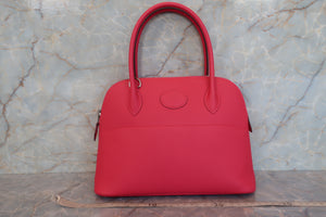 HERMES／エルメス ボリード27 ヴォーエプソン ローズエクストリーム D刻印 ショルダーバッグ 700040145