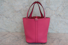 Load image into Gallery viewer, HERMES PICOTIN LOCK MM Clemence leather Rose shocking Z Engraving Hand bag 800060183
