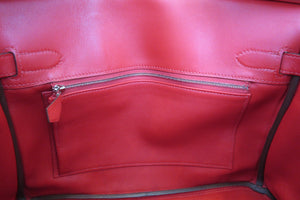 HERMES／エルメス バーキン30 トレサージュ ヴォースイフト ルージュピマン/ルージュクー/ルージュアッシュ D刻印 ハンドバッグ 700050205