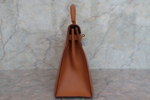 HERMES／エルメス ケリー32 クシュベル ナチュラル □C刻印 ショルダーバッグ 700040072