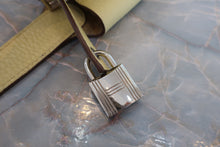 Load image into Gallery viewer, HERMES PICOTIN LOCK PM Clemence leather Jaune poussin X Engraving Hand bag 700090101
