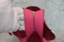 Load image into Gallery viewer, HERMES PICOTIN LOCK MM Clemence leather Rose shocking Z Engraving Hand bag 800060183
