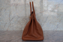 Load image into Gallery viewer, HERMES BIRKIN 35 Graine Couchevel leather Gold □B Engraving Hand bag 700030095
