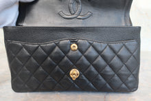 画像をギャラリービューアに読み込む, CHANEL/シャネル マトラッセＷフラップＷチェーンショルダーバッグ キャビアスキン ブラック/ゴールド金具 ショルダーバッグ 800090100
