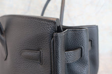 将图片加载到图库查看器，HERMES BIRKIN 35 Togo leather Black □G刻印 Hand bag 600100100
