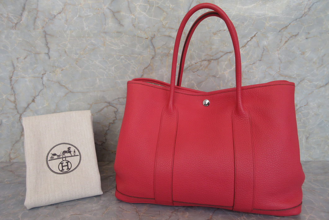 HERMES  GARDEN PARTY PM Negonda leather Bougainvillier □N刻印 Tote bag 700010159