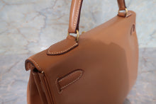 将图片加载到图库查看器，HERMES KELLY 32 Box carf leather Natural 〇U刻印 Shoulder bag 700080131
