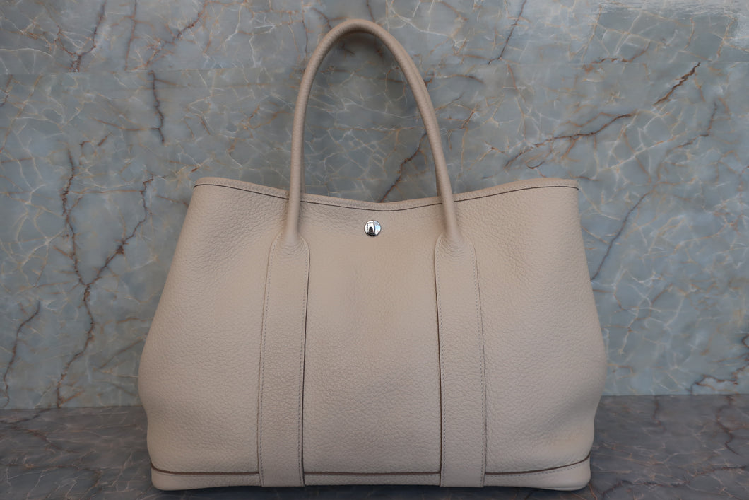 HERMES／エルメス ガーデンパーティPM ネゴンダ クレ □R刻印 トートバッグ 700040004
