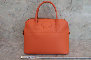 HERMES BOLIDE 35 Epsom leather Mango □P Engraving Shoulder bag 600040101