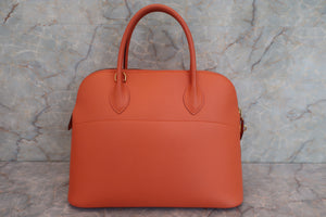 HERMES BOLIDE 35 Epsom leather Mango □P刻印 Shoulder bag 600040101