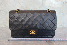 画像をギャラリービューアに読み込む, CHANEL/シャネル マトラッセＷフラップＷチェーンショルダーバッグ ラムスキン ブラック/ゴールド金具 ショルダーバッグ 800090121

