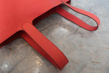 将图片加载到图库查看器，HERMES PICOTIN LOCK MM Clemence leather Rouge pivoine □R刻印 Hand bag 800020076
