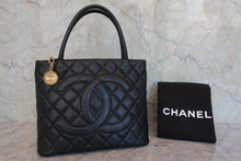 將圖片載入圖庫檢視器 CHANEL/シャネル 復刻トート キャビアスキン ブラック/ゴールド金具 トートバッグ 800050040
