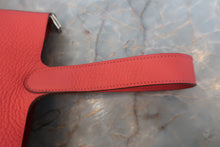 将图片加载到图库查看器，HERMES PICOTIN LOCK MM Clemence leather Rouge pivoine □R刻印 Hand bag 800020076

