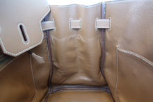 Load image into Gallery viewer, HERMES BIRKIN 35 Graine Couchevel leather Gold □B Engraving Hand bag 700030095

