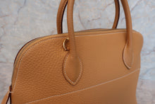 将图片加载到图库查看器，HERMES BOLIDE 35 Fjord leather Natural sable Shoulder bag 600090157
