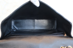 CHANEL/シャネル 中マトラッセシングルフラップチェーンショルダーバッグ キャビアスキン ブラック/ゴールド金具 ショルダーバッグ 700070023