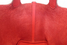 将图片加载到图库查看器，HERMES PICOTIN LOCK MM Clemence leather Rouge pivoine □R刻印 Hand bag 800020076
