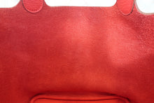 将图片加载到图库查看器，HERMES PICOTIN LOCK MM Clemence leather Rouge pivoine □R刻印 Hand bag 800020076
