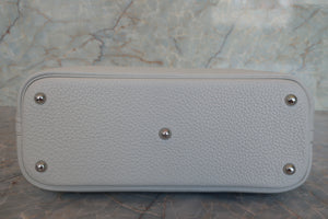 HERMES／BOLIDE 31 Clemence leather Pearl gray □Q Engraving Shoulder bag 700090081