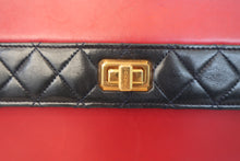 画像をギャラリービューアに読み込む, CHANEL/シャネル 2.55チェーンショルダーバッグ ラムスキン レッド/ネイビー/ゴールド金具 ショルダーバッグ 800010020
