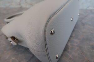HERMES／BOLIDE 31 Clemence leather Pearl gray □Q Engraving Shoulder bag 700090081