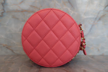 画像をギャラリービューアに読み込む, CHANEL/シャネル マトラッセラウンドチェーンショルダーバッグ ラムスキン ピンク/ゴールド金具 ショルダーバッグ 700070053
