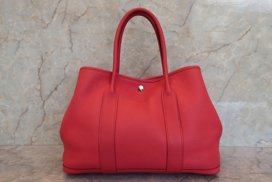 HERMES／エルメス ガーデンパーティPM ネゴンダ ブーゲンビリア □R刻印 トートバッグ 700100144