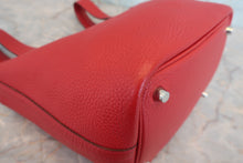 将图片加载到图库查看器，HERMES PICOTIN LOCK PM Clemence leather Rouge garance T刻印 Hand bag 800060209
