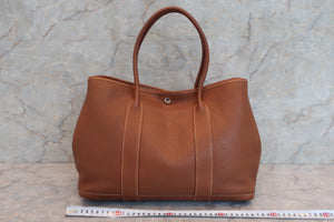 HERMES GARDEN PARTY PM Negonda leather Gold □N刻印 Tote bag 600030099