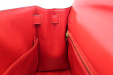 画像をギャラリービューアに読み込む, HERMES／エルメス ケリー28 ボックスカーフ ヴァーミリオン 〇S刻印 ショルダーバッグ 800030183
