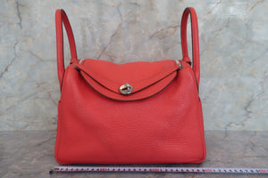 HERMES／エルメス リンディ30 トリヨンクレマンス ローズジャイプール □P刻印 ショルダーバッグ 700080058