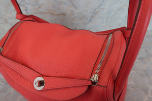 HERMES／エルメス リンディ30 トリヨンクレマンス ローズジャイプール □P刻印 ショルダーバッグ 700080058
