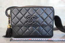 画像をギャラリービューアに読み込む, CHANEL/シャネル マトラッセフリンジショルダーバッグ ラムスキン ブラック/ゴールド金具 ショルダーバッグ 800090073

