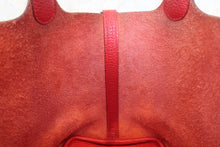 将图片加载到图库查看器，HERMES PICOTIN LOCK PM Clemence leather Rouge garance T刻印 Hand bag 800060209
