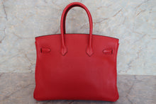 Load image into Gallery viewer, HERMES BIRKIN 35 Togo leather Rouge casaque Hand bag 700090033
