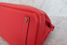 Load image into Gallery viewer, HERMES BIRKIN 35 Togo leather Rouge casaque Hand bag 700090033
