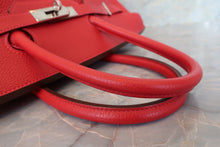 Load image into Gallery viewer, HERMES BIRKIN 35 Togo leather Rouge casaque Hand bag 700090033
