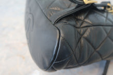 画像をギャラリービューアに読み込む, CHANEL/シャネル マトラッセチェーンリュック ラムスキン ブラック/ゴールド金具 リュック 800010002
