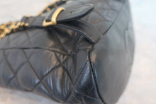 画像をギャラリービューアに読み込む, CHANEL/シャネル マトラッセチェーンリュック ラムスキン ブラック/ゴールド金具 リュック 800010002
