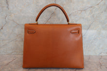 将图片加载到图库查看器，HERMES KELLY 32 Pigskin Brown 〇H刻印 Shoulder bag 700060161
