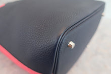 将图片加载到图库查看器，HERMES PICOTIN LOCK CASAQUE MM Clemence leather Rose extreme/Blue nuit D刻印 Hand bag 800060193
