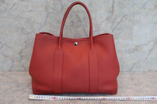 Load image into Gallery viewer, HERMES GARDEN PARTY PM Steeple Country leather X Engraving Tote bag 600040093
