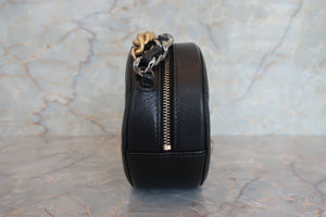 CHANEL/シャネル マトラッセシャネル19ラウンドチェーンショルダーバッグ ラムスキン ブラック/ゴールド金具/シルバー金具 ショルダーバッグ 700070049